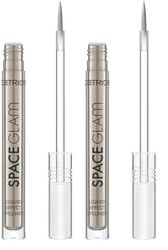 Catrice Cosmetics Eyeliner Space Glam Liquid Effect, de larga duración, expresión del resultado, de gran pigmentación, intensivo, reluciente, 1.4 ml (Paquete de 2)