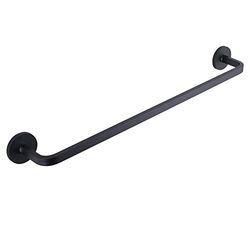 LEKUSHA 16 Inches Magnetic Towel Bar for Refrigerator, Magnetic Towel Holder Towel Hook Hanger for Fridge, Kitchen Stove, Oven, Dishwasher, Sink Laundry Washing Machine Black