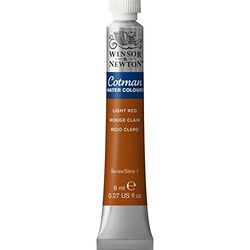 Winsor & Newton 8840103 Cotman Watercolour Paint, Studio Watercolours, Vibrant, High-Quality Colours with Very Good Processing Properties, 8 ml Tube - Burnt Ochre Lights