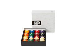 POWERGLIDE Pool Billiards, Set da 16 Palline da Biliardo, Premium Select Unisex, Vario, 2" 1/4 (57mm)