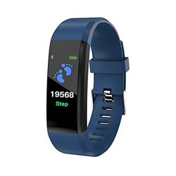 Smartwatch Bluetooth hartslagmeter LKM Security Blue LKM-OSG115BL