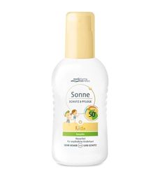 Medipharma - spray fluido solare corpo Kids SPF 50+ - alta protezione - nutriente - resitente all'acqua - pelle sensibile - 200 ml