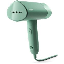 Philips Serie 3000 Stiratrice verticale a vapore - 1000 W, 20 g/min di vapore, Serbatoio dell'acqua estraibile da 100 ml, Piastra in plastica, Verde (STH3010/70)