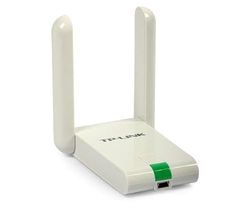 Adaptador WiFi - USB, 300 mbps, Alta Ganancia, 2 Antenas fijas, Incluye Cable de extensión USB, Ideal para Mejorar la conexión inalámbrica.
