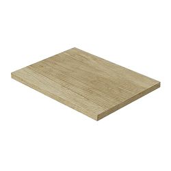 Baikal Houten werkblad voor badkamer, melamine, 16 mm, tafelblad, verschillende uitvoeringen en afmetingen, combineerbaar met elk modulair meubelstuk van het merk