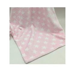 Duffi Baby 0816-06 - Couverture imprimée 100% polyester (1 pièce) 80 x 110 cm, filles, couleur rose