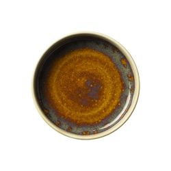 Steelite Aurora Vesuvius Amber Round Stacking Deep Plate 6.5inch / 16.5cm, Pack of 12