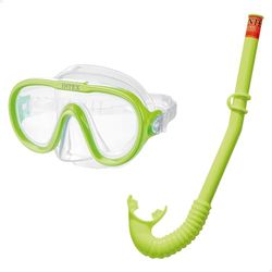 Intex 55642 - Set Maschera e Boccaglio Adventurer Assortiti, 1 Pezzo, Latex Free, Multicolore, 8+ Anni
