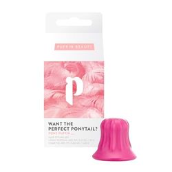 pony puffin FLAMINGO | For the perfect braid full of volume & support - Made in Germany | Latex free & vegan | Take your braid to the next level | Pink for all hair colours