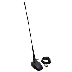 CB Antenne PNI Extra 48 SWR 1.2 magnetische houder inbegrepen, 45 cm hoogte, 4 m RG58174 kabelbereik 10 km, 150W