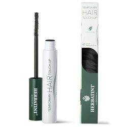 Herbatint Temporary Hair Touch-Up Negro | Máscara para el Cabello para el Retocado Instantáneo del Crecimiento | Cobertura Temporal, Dermatológicamente Probado, 93% Ingredientes de Origen Natural