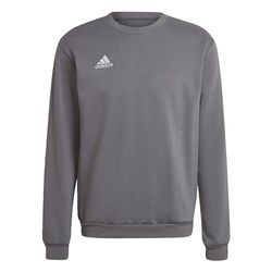 adidas Entrada 22 Long Sleeve Sweatshirt, Maglia Lunga Uomo, Team Grey Four, S