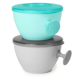 Skip Hop Easy Grab Bowls Grey and Soft Teal