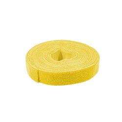 Logilink Fio correia, fita velcro 4000 x 16 mm, amarelo