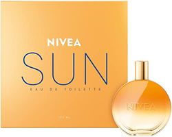 NIVEA SUN Eau de Toilette, parfym med den ursprungliga solkrämsdoften, somrig och uppfriskande unisex i en ikonisk parfymflaska (100 ml)