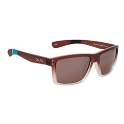 Del Sol Solize Surfers Paradise - Mudança de cor de castanho para ébano unissexo - lentes polarizadas Pro, lentes espelhadas, 100% de proteção UVA/UVB - 1 peça de óculos