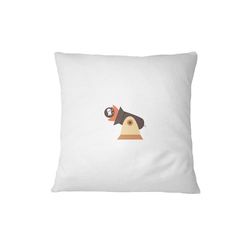 Bona Basics, Funda de cojín Decorativa, decoración del hogar, para sofá, cafetería, Tamaño: 60x60 cm, Color: Blanco