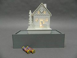 Tabor Casa Bianca Rendieren, 12 x 16 cm, lichtketting en decoratie, kerstcadeau, 381, meerkleurig, 8003429979010