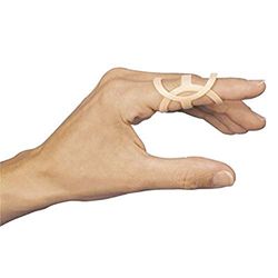 PERFORMANCE HEALTH Oval-8 Finger Splints, Size 11, Individual, Immobilizes Small Joints, Mallet Finger, Swan Neck and Boutonniere Deformities, Waterproof Moulded Plastic, Adjustable Sizing
