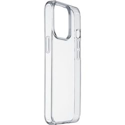Cellularline Clear Strong - iPhone 15 Pro Max - Styvt fodral med gummikanter - Anti-Shock Skyddar mot stötar och fall - Kompatibel med trådlös laddning innehåller återvunnet material - Transparent