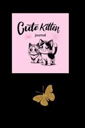 cute kitten journal