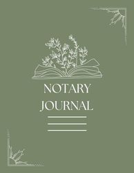 Notary Journal: Notary Public Record Book, 120 Pages, 8.5x11 Inches