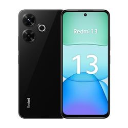 Xiaomi Redmi 13 (smartphone), processore MediaTek Helio G91 Display da 6.79”, Fotocamera principale da 108MP, Batteria da 5.030mAh, Ricarica veloce a 33W, 6GB + 128GB, Nero
