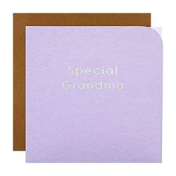 Hallmark Braille födelsedagskort för mormor – modern mönstrad design