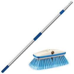 STAR BRITE Manche Télescopique avec Brosse de Lavage Moyenne Deluxe 20 cm