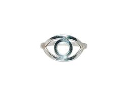Anello per gli occhi, anello in argento sterling 925, anello fatto a mano, anello di dichiarazione, anello di tutti i giorni (12,5)