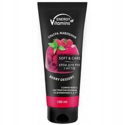 ENERGY OF VITAMI, crema per mani e unghie, ideale per unisex adulto