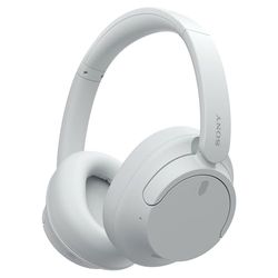 Sony WH-CH720N draadloze bluetooth-hoofdtelefoon met ruisonderdrukking, tot 35 uur batterijduur en snellaadfunctie, wit