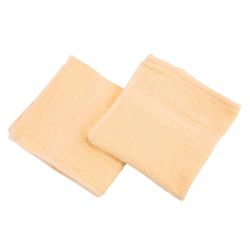 Westward Ho! 2 Pack Face Towels - Super Soft 100% Combed Cotton, 390 GSM, Highly Absorbent & Gentle on Skin, 30cm x 30cm, (Harvest)