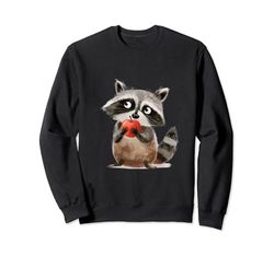 animales divertidos mapache increíble para amigos y Sudadera