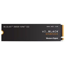 WD BLACK 1TB SN850X M.2 2280 Game Drive PCIe Gen4 NVMe 7300 MB/s