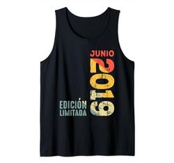 Junio 2019 Retro 2019 Año 2019 Vintage 2019 Desde 2019 Camiseta sin Mangas