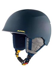 ALPINA Unissexo - crianças, MAROI JR capacete de esqui, Ink-Grey Matt, 53-57 cm
