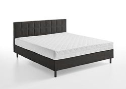 Atlantic Home Collection Letto da boxe Nikola con materasso TFK H3, antracite, 180 x 200 cm