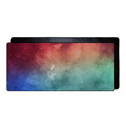 Gaming Mouse Pad da gioco rettangolare in tessuto stampato in digitale, fondo antiscivolo, bordo cucito nero per FPS, MOBA, giochi per giocatore singolo XL, dimensioni: 90X40 cm