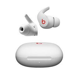 Beats Fit Pro — prawdziwie bezprzewodowe słuchawki douszne z redukcją hałasu — klasa ochrony IPX4, zgodność z systemami Apple i Android, Bluetooth® w standardzie Class 1, wbudowany mikrofon — białe