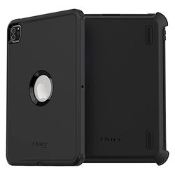 OtterBox Defender Case for iPad Pro 11" (1st gen/2nd gen/3rd gen/4th gen), Shockproof, Ultra-Rugged Protective Case with built in Screen Protector, 2x Tested to Military Standard, Black