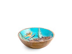 H&H Tropicana Coppa in Legno, 15cm, Animali e Colore