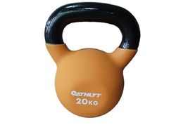 Athlyt Kettlebell Pesa Rusa de Neopreno, Unisex, Naranja, 20 kg