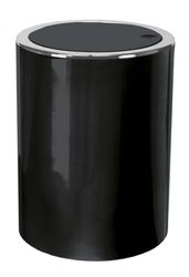 Kleine Wolke "Clap" Cosmetic Bin, Black, 5 Litre