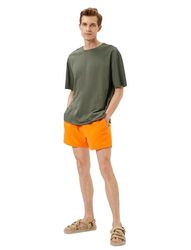 Koton Heren Trekkoord Pocket Detail Short Trunk Swim Wear, oranje (223), S