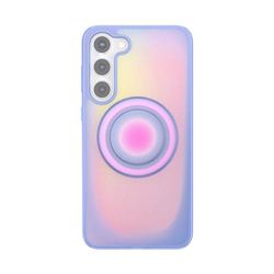 PopSockets Samsung Galaxy S23 Plus Hoesje met Magnetische Ronde Telefoongreep Compatibel met MagSafe, Telefoonhoesje voor Galaxy S23+ - Aura