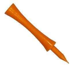 Longridge Golf Tee Plastic Castle Tea 50 mm Orange