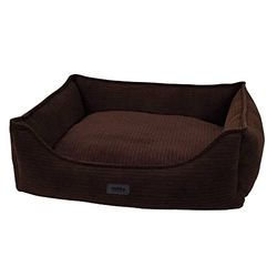 Nobby KAMBA 61750 - Lettino quadrato per comodità, 80 x 70 x 23 cm, colore: Marrone