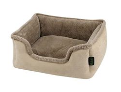 Nobby 61855 ECO Comfort Letto ovale ZARIF Cuccia Cane, beige L x L x A: 75 x 60 x 23 cm