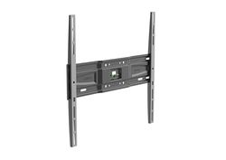 Meliconi Slimstyle Plus 400 S, ultrapłaski, stały uchwyt ścienny do telewizorów z płaskim ekranem od 40" do 82", uchwyt do telewizora z VESA 200-300-400, obciążenie 50 kg, czarny